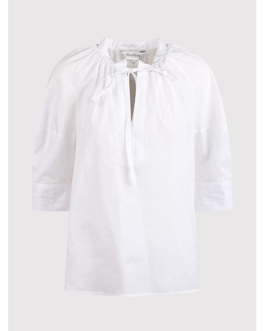 Max Mara White Cotton Shirt