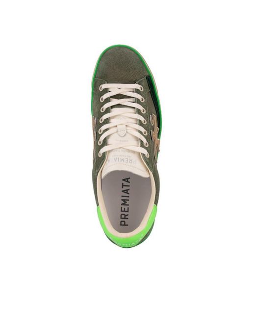 Premiata Green Steven 6644 Sneakers for men
