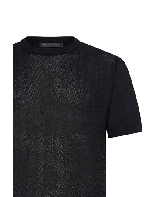 Low Brand Blue Crewneck Sweater Cotton for men