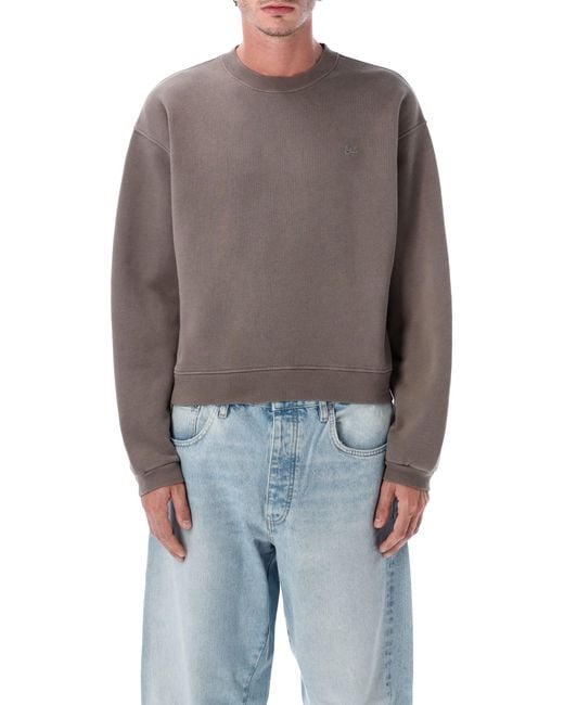 ERL Gray Script Crewneck Sweatshirt