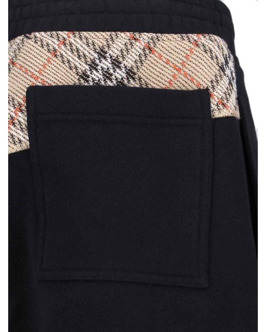 Burberry Blue Trousers Cotton for men