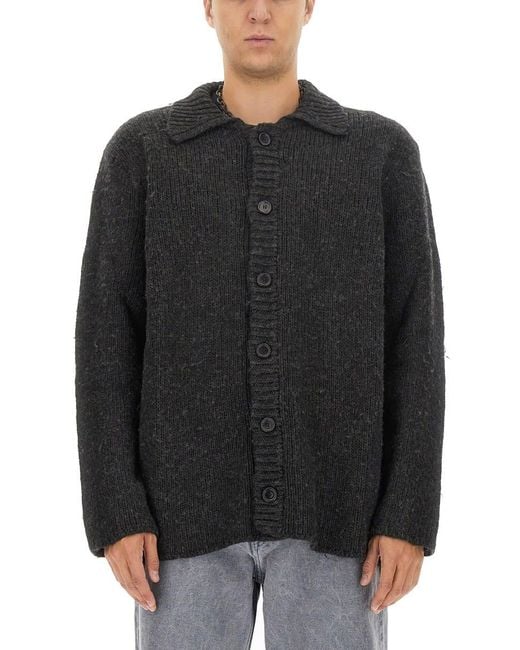 Our Legacy Black Wool Cardigan for men