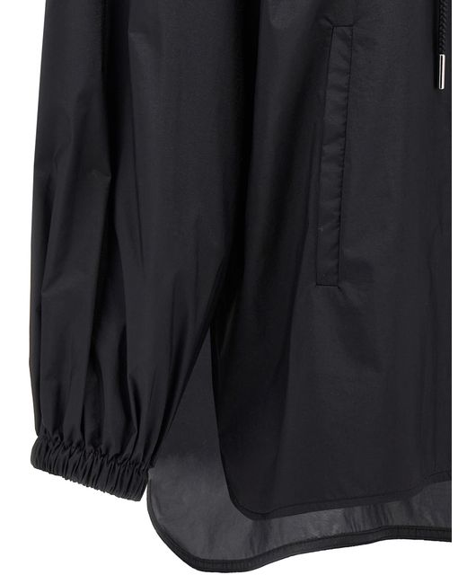 Moncler Black Zip Parka