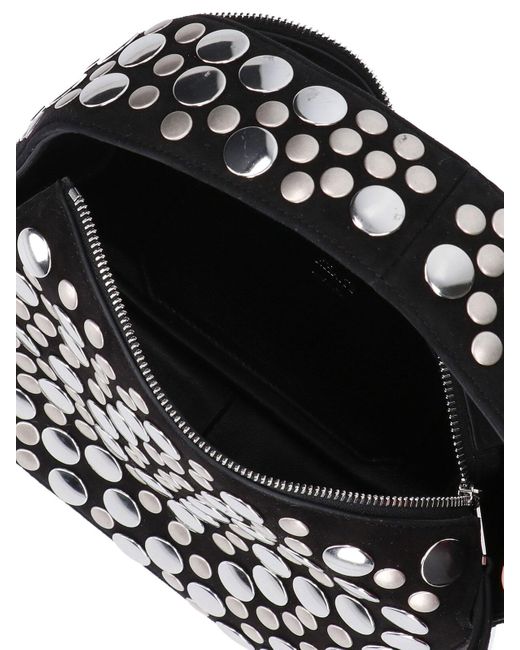 Khaite Black Elena Small Studs Bag