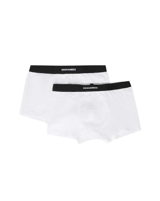 DSquared² White Pack Of 2 Boxers for men