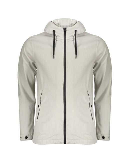 Herno Gray Linen Jacket for men