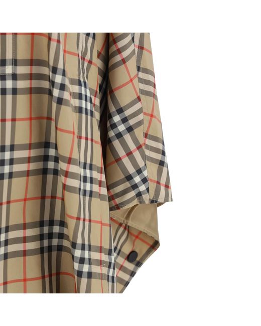 Burberry Natural Poncho Jacket
