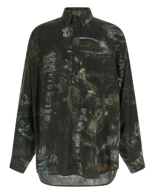 Balenciaga Black 'Cocoon' Shirt for men