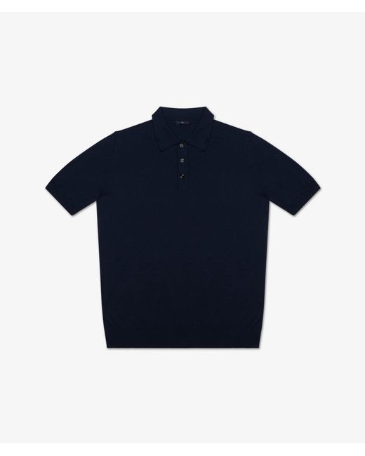 Larusmiani Blue Sea Island Polo Amalfi Basic Light Kintwear for men