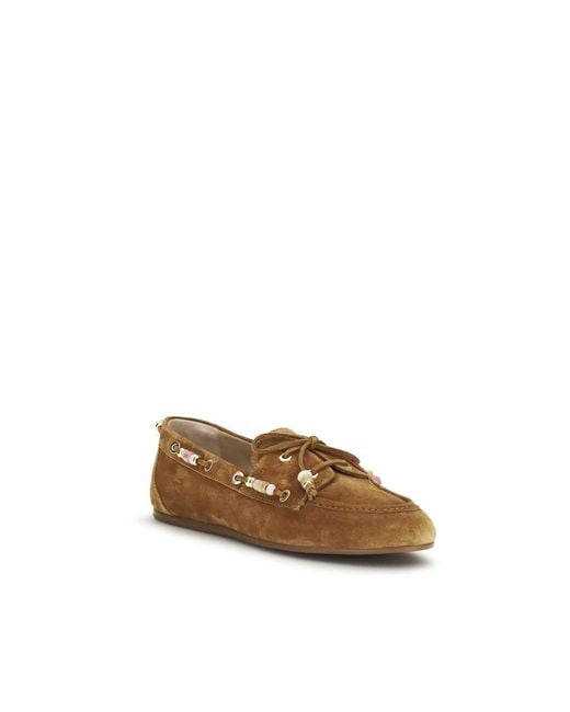 Stuart Weitzman Natural Boat Shoes