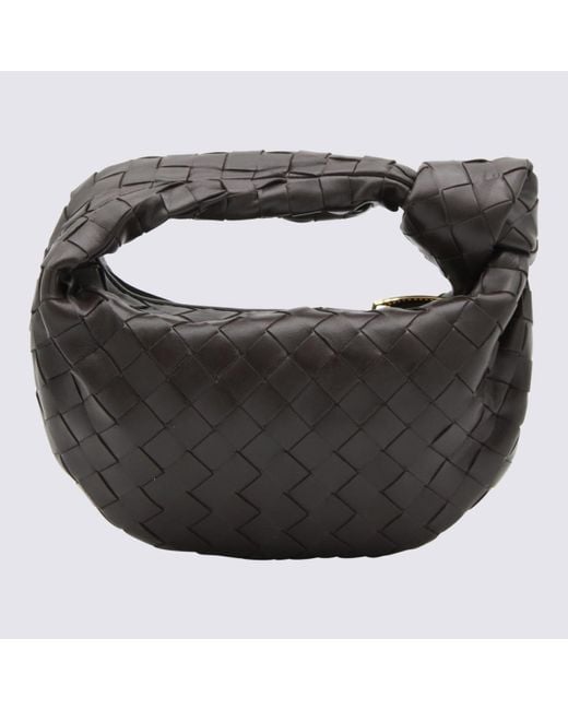 Bottega Veneta Black Dark Leather Mini Bag