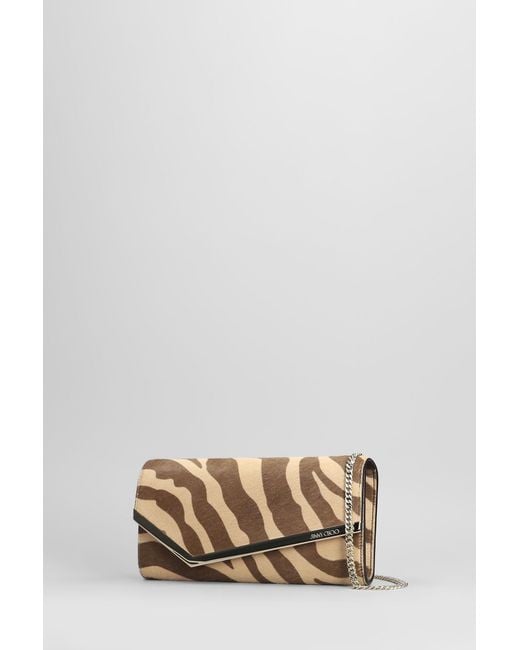 Jimmy Choo Natural Emmie Clutch