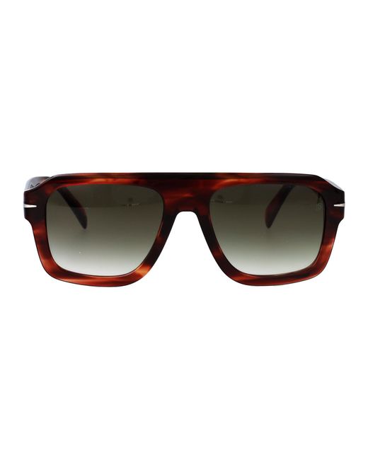 David Beckham Black Acetate Sunglasses for men