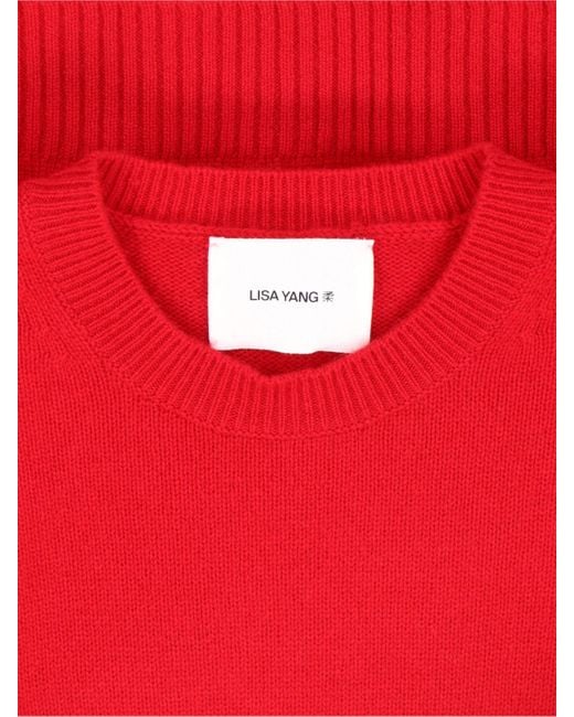Lisa Yang Red Mable Sweater