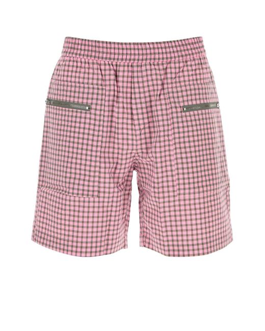 GIMAGUAS Embroidered Cotton Quique Bermuda Shorts