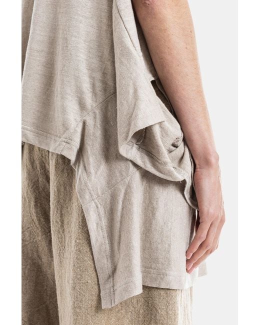Comme des Garçons Natural Ecru Oversize T-Shirt T-Shirts And Polos
