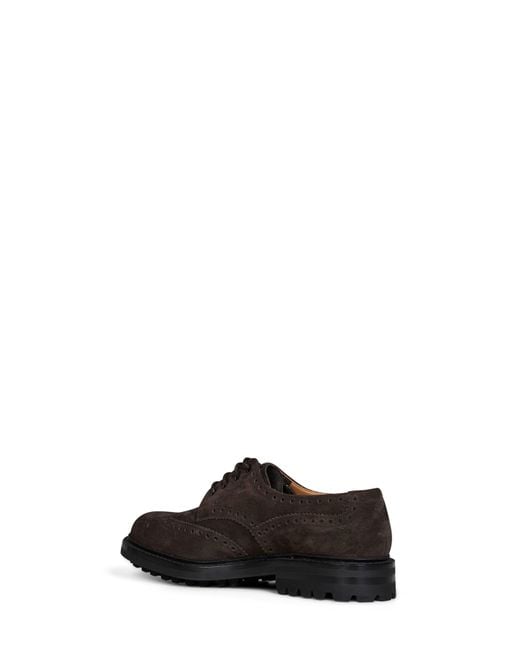 Church's White Ebony Suede Mc Pherson Lw Derby for men