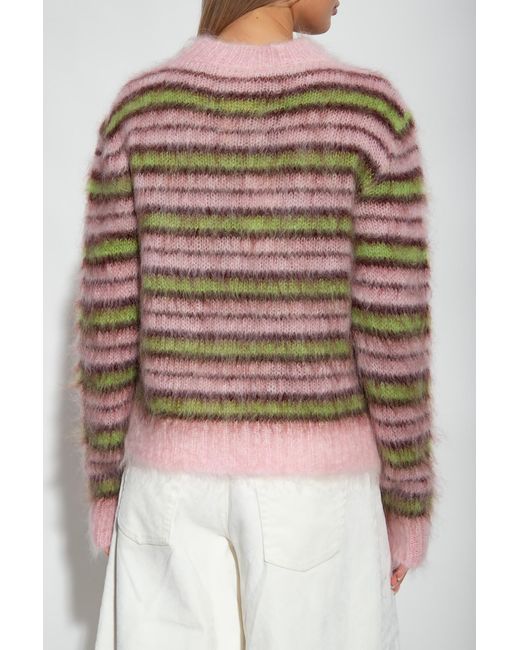 Multicolor striped clearance sweater