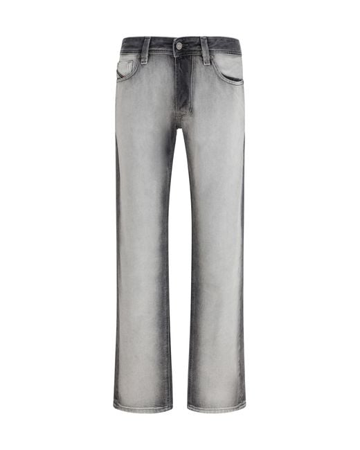 DIESEL Gray 1985 Larkee-Fsi1 Jeans Cotton; Elastane for men