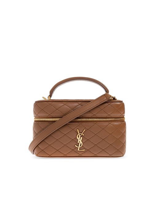 Saint Laurent Brown Shoulder Bag Gaby