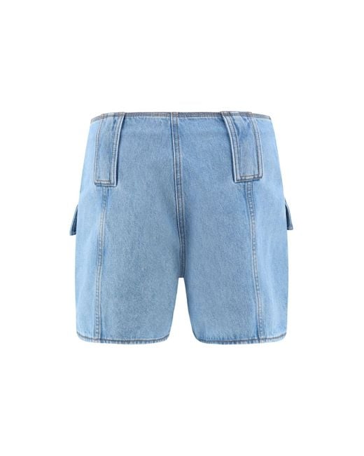 Fendi Blue Bermuda Shorts