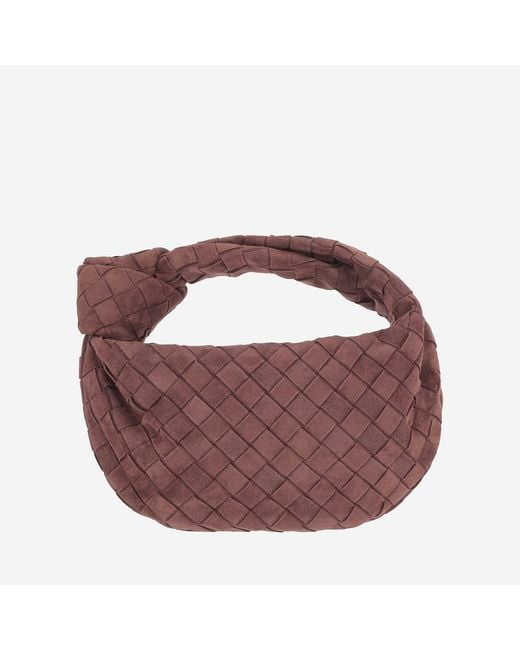 Bottega Veneta Brown Shoulder Bag Jodie Mini Suede