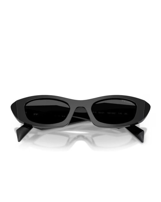 Prada Gray Prada Pr B16S Prada Symbole 16K08Z Nero Sunglasses