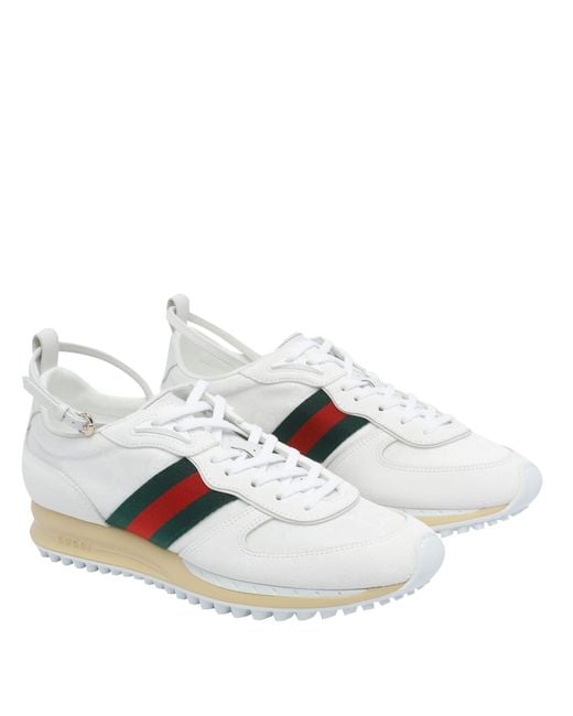 Gucci White Re-Motion Gg Sneakers
