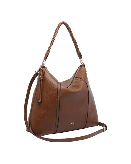 Liu Jo Brown Hobo Shoulder Bag
