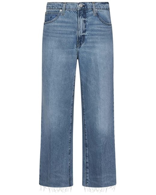 FRAME Blue Denim The Relaxed Straight Jeans