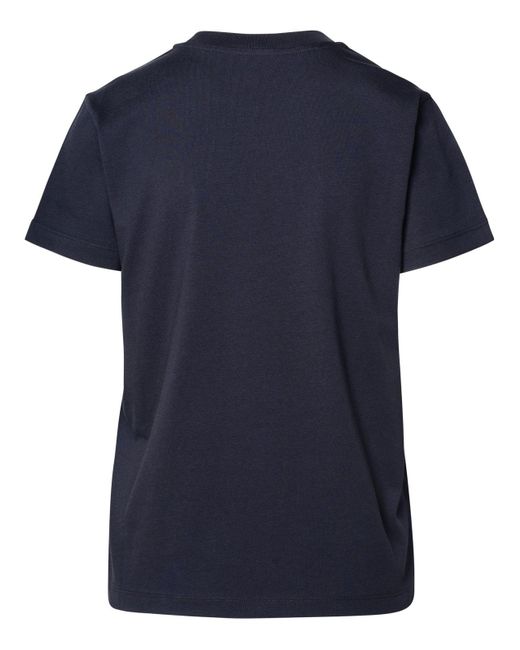 Moncler Blue Cotton T-Shirt