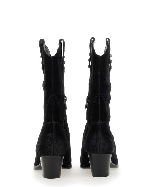 Ash Black Hooper Boots