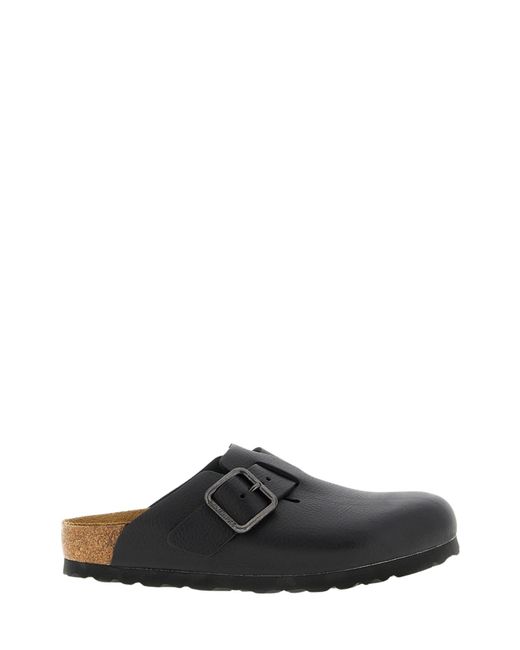 Birkenstock Men's Black Boston Wire Buckle Sabot