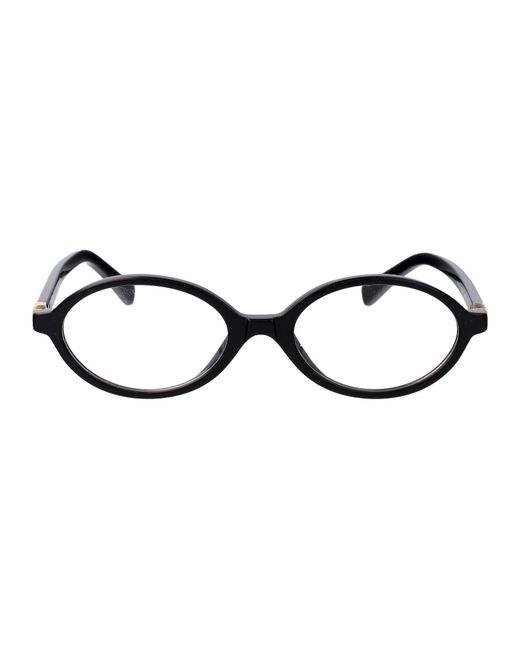 Miu Miu Black Sunglasses 0Mu 01Xv Acetate Glasses & Frames
