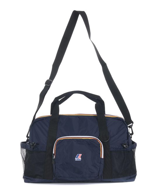 K-Way Blue Duffle Bag for men