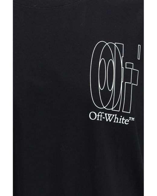 Off-White c/o Virgil Abloh Black Big Double Arrow T-Shirt Cotton T-Shirts for men