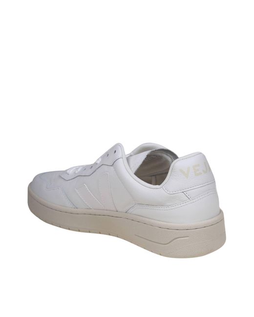Veja White Leather Sneakers for men