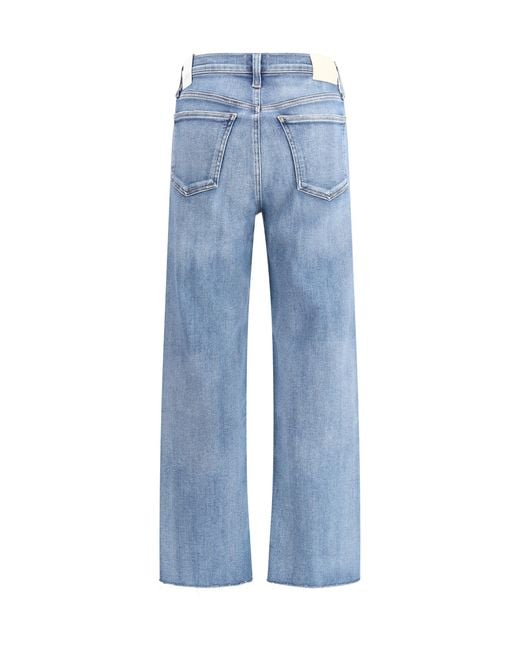 Citizens of Humanity Blue Palma Straight Cooper Cotton; Elastane Jean