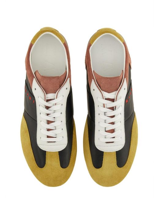 Marni Multicolor Leather Sneaker Trainers for men