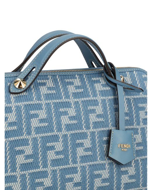 Fendi By The Way Soft Medium Shoulder Bag in Blue | Lyst