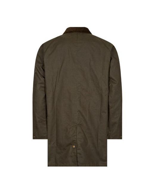 Barbour Green Macklow Wax Jacket for men