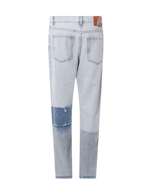 Heron Preston Gray Light Cotton Jeans for men