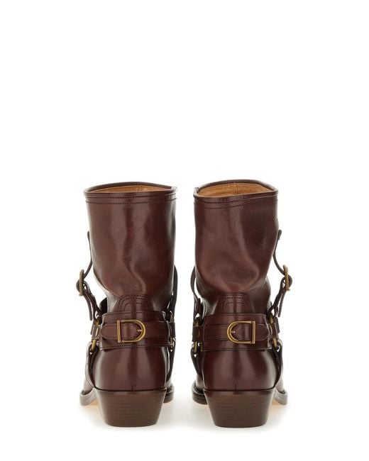 Isabel Marant Brown Boots Ildred Leather