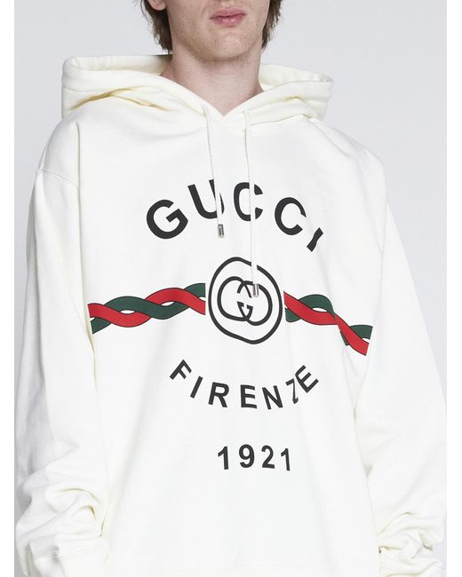 Mens white cheap gucci hoodie