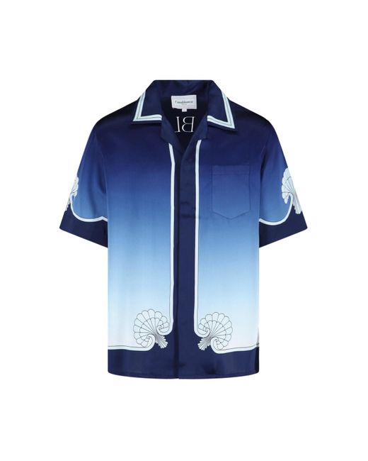 CASABLANCA Blue 'place Vendome' Shirt for men