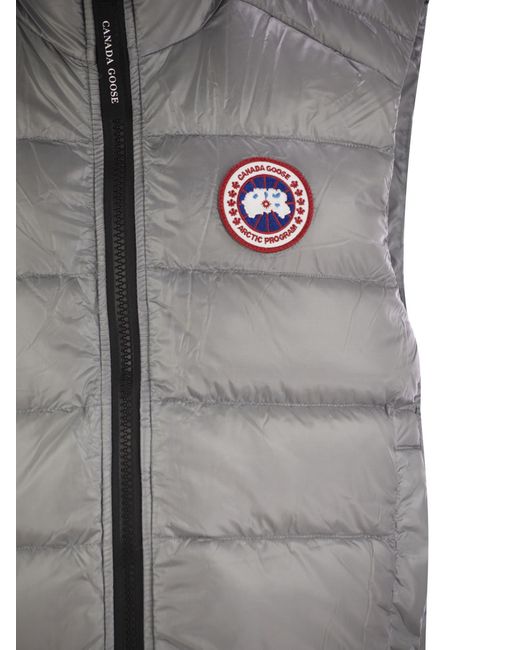 Canada Goose Lightweight Packable Down Sleeveless Jacket in Grey for Men Lyst UK