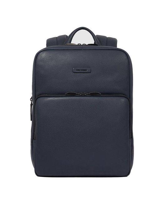 Piquadro Blue Slim 14 Laptop Backpack for men