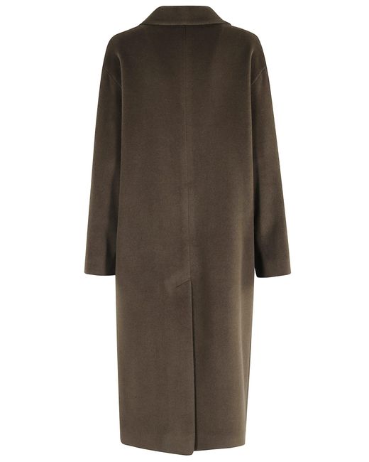 Tagliatore Brown Linden Overfit Wool Coat