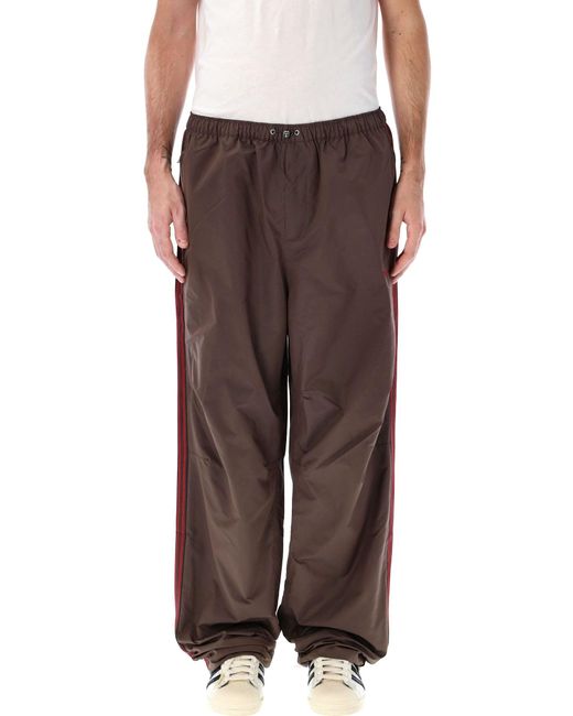 Adidas Originals Brown Wb Nylon Track Pants for men