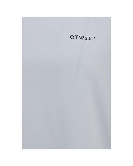 Off-White c/o Virgil Abloh Gray Cotton T-Shirt for men